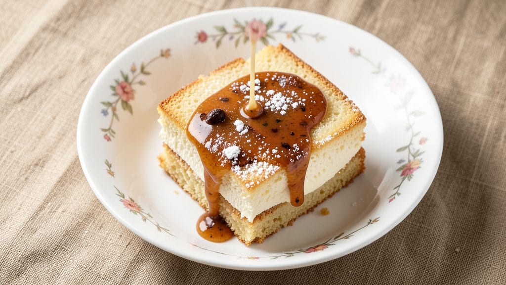 Classic Vanilla Butter Cake With Buttermilk Sauce Recipe: Warm Spice Layers and Silky Drizzle