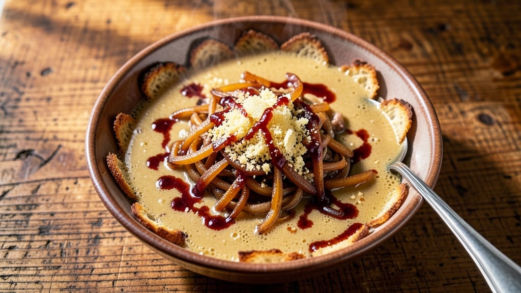 French Onion Soup Recipe With Worcestershire Sauce: Umami-Deep Broth and Melty Cheese Top