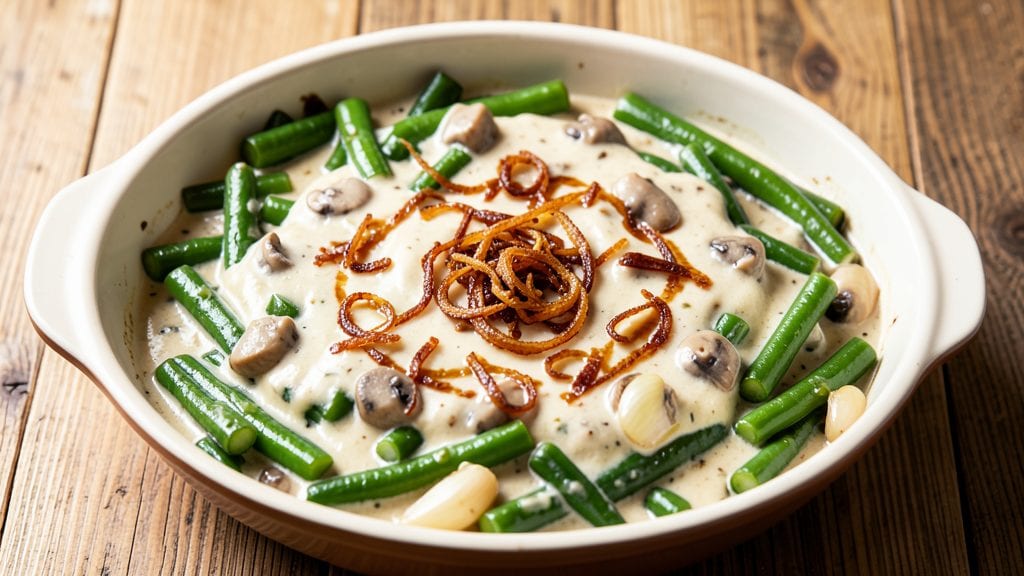 French's Green Bean Casserole Recipe With Soy Sauce: Crispy Top, Umami Depth in One Dish