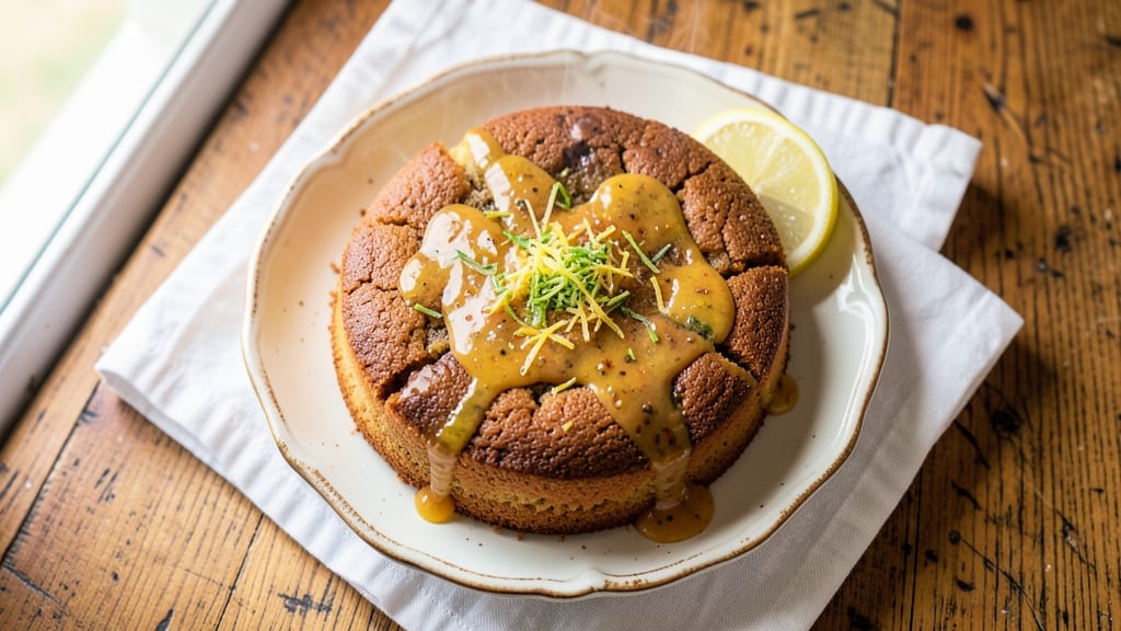 Ginger Lemon Cake Recipe: Zesty Brightness With Tangy Sauce Pairing