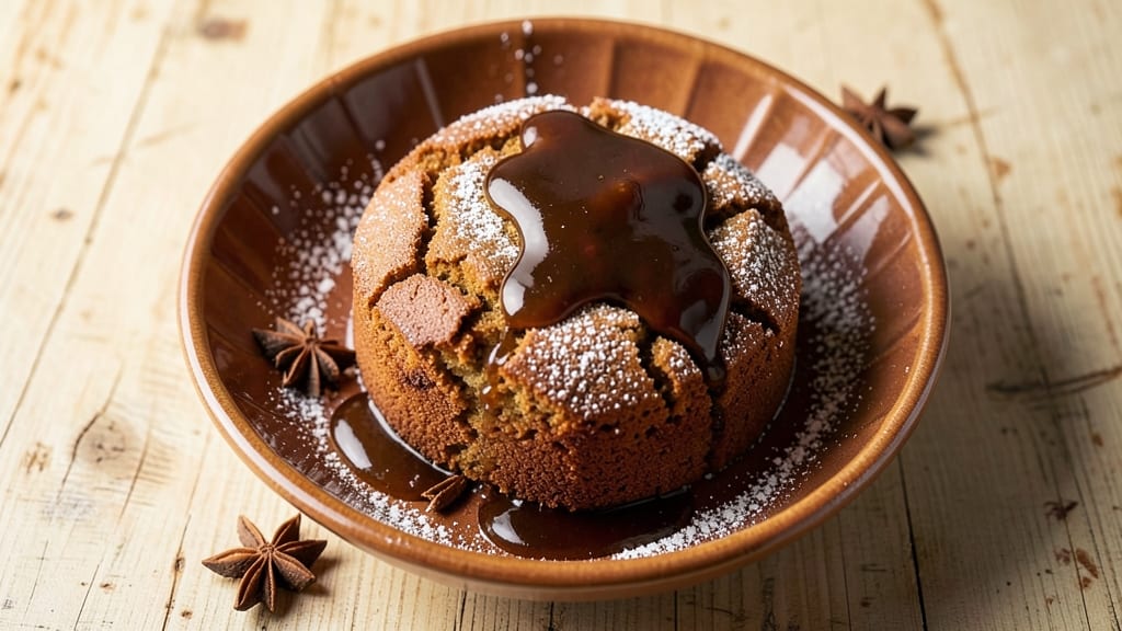 Gingerbread Cake With Sauce Recipe: Spiced Warmth Drizzled With Molten Caramel