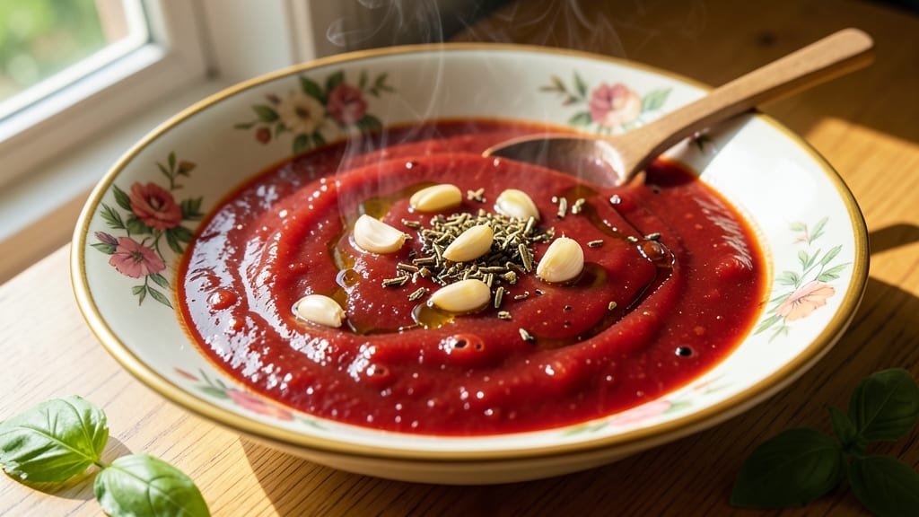 Grandma's Tomato Sauce Recipe: Pantry Staples Simmered to Homemade Depth