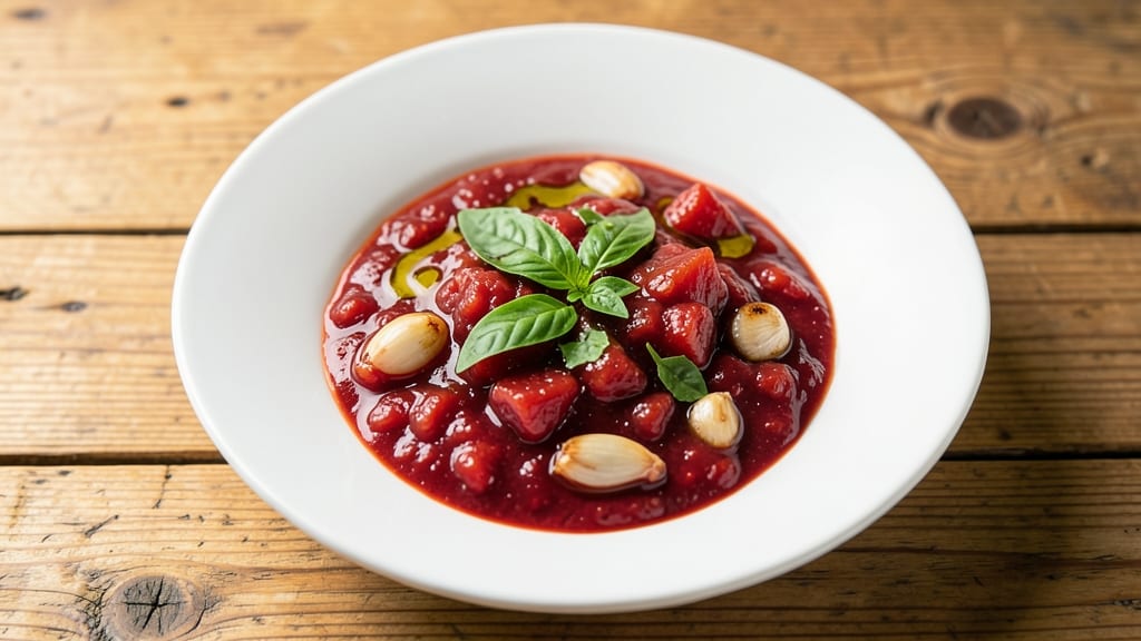 Marcella Hazan's Original Tomato Sauce Recipe: Pantry Staples Simmered to Umami Depth
