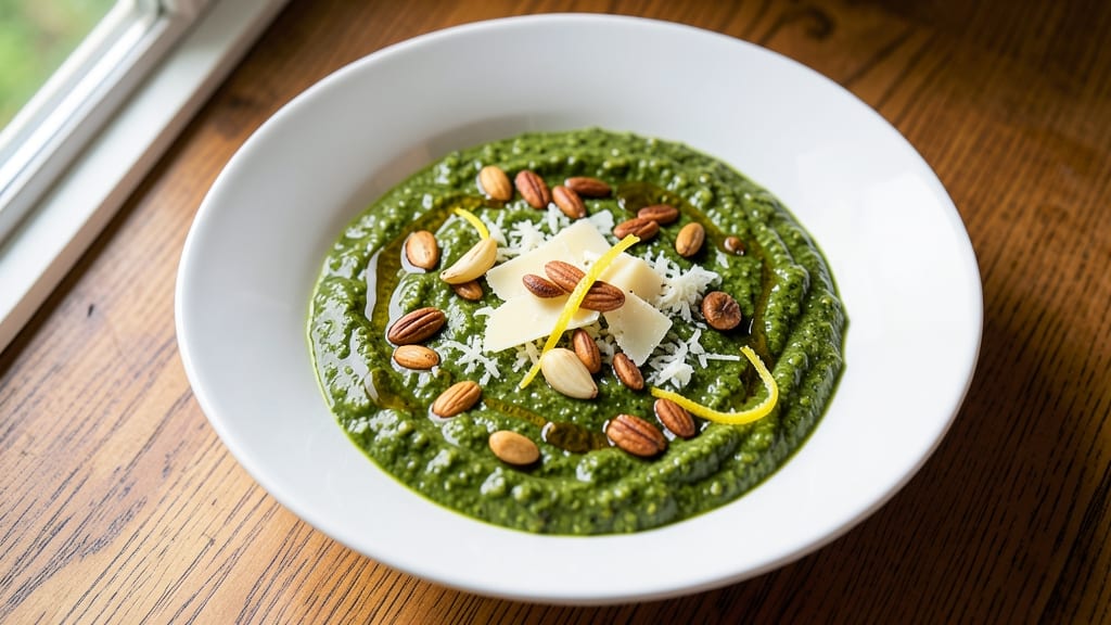 Martha Stewart's Pesto Sauce Recipe: Basil-Infused Freshness in 10 Minutes